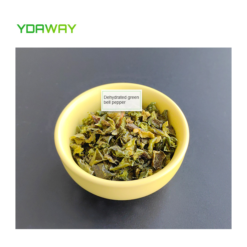 Dehydrated green pepper 