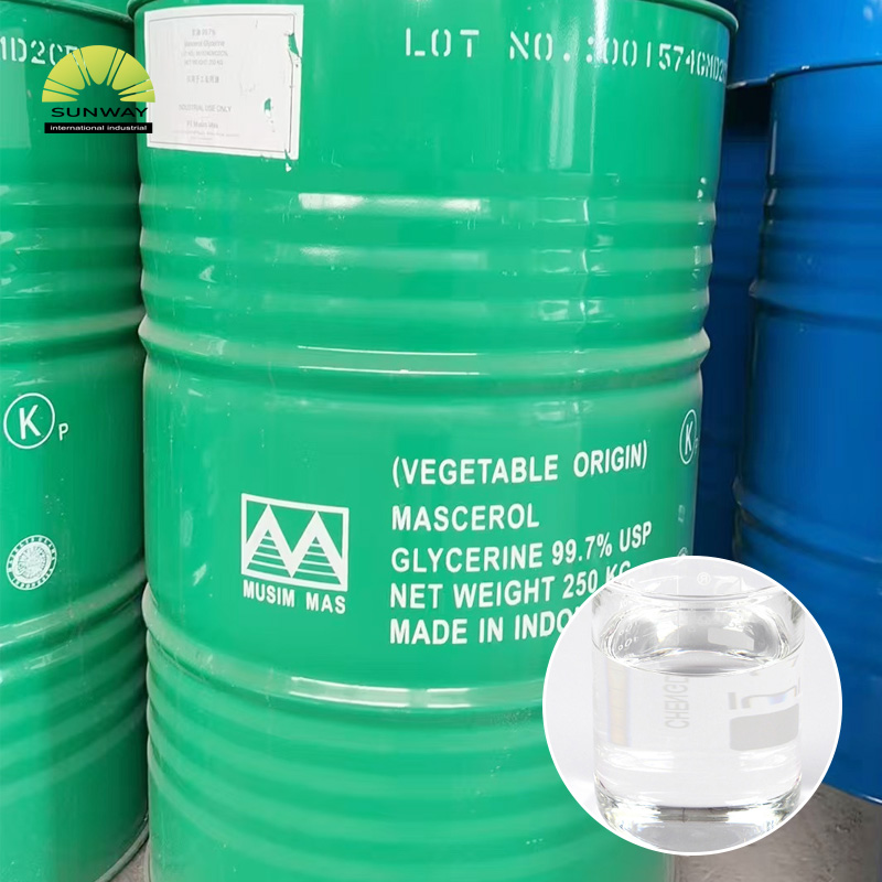 پرسنل کیئر پروڈکٹس کے لیے انڈسٹریل گریڈ ٹاپ کوالٹی پولیول موئسچرائزر 99.7% گلیسرین