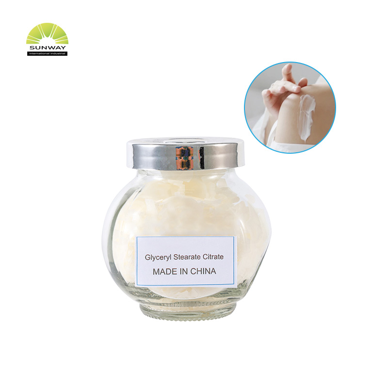 میک اپ کے لیے پریمیم کاسمیٹک گریڈ ایملسیفائر 100% گلیسریل سٹیریٹ سائٹریٹ CAS 55840-13-6