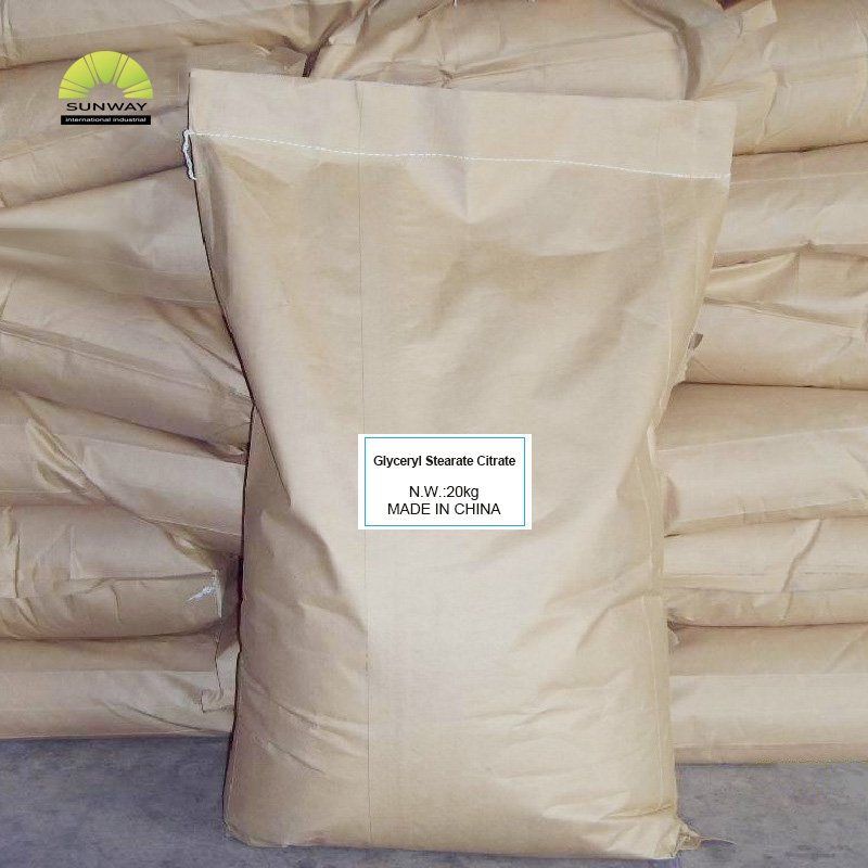 میک اپ کے لیے پریمیم کاسمیٹک گریڈ ایملسیفائر 100% گلیسریل سٹیریٹ سائٹریٹ CAS 55840-13-6