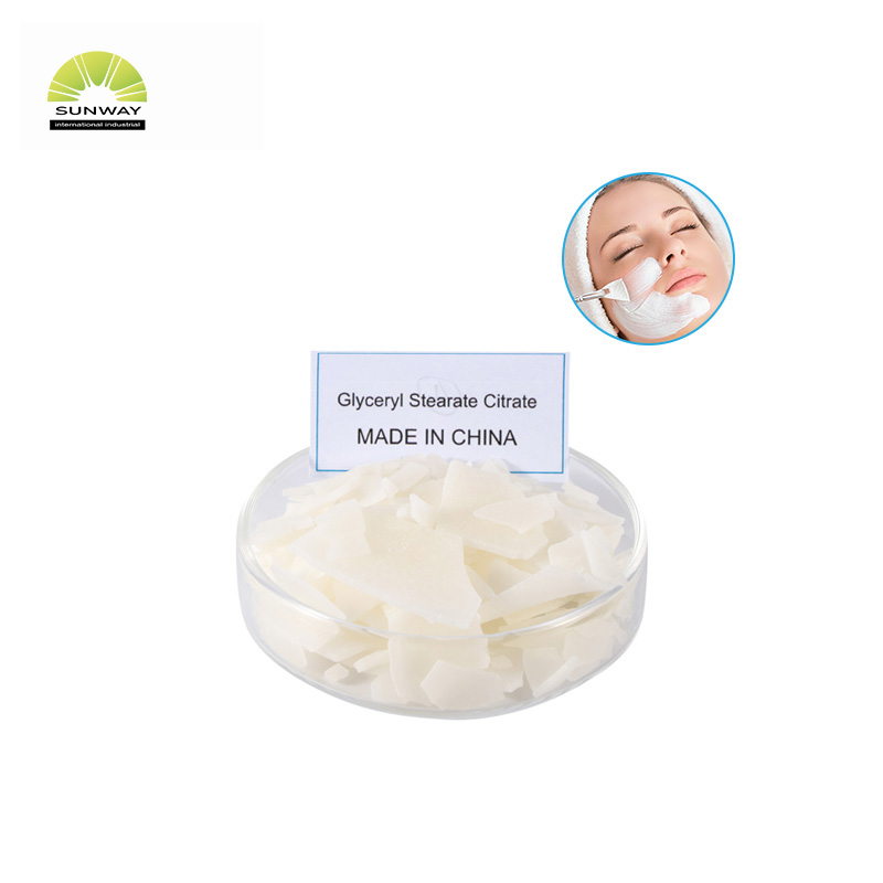 میک اپ کے لیے پریمیم کاسمیٹک گریڈ ایملسیفائر 100% گلیسریل سٹیریٹ سائٹریٹ CAS 55840-13-6