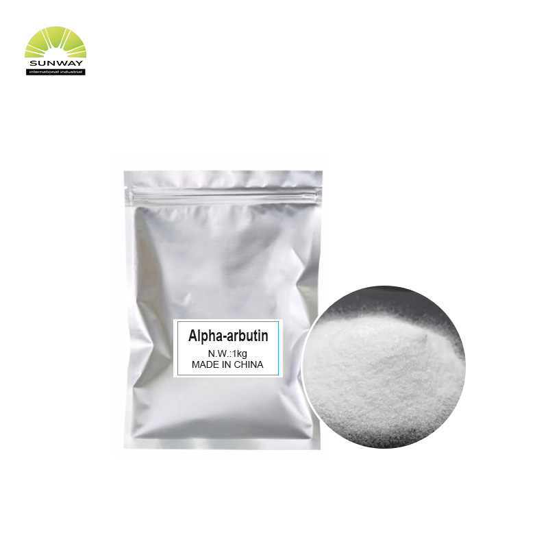 کاسمیٹک خام مال α -Arbutin Alpha-Arbutin پاؤڈر CAS 84380-01-8 Alpha Arbutin کی قیمت
