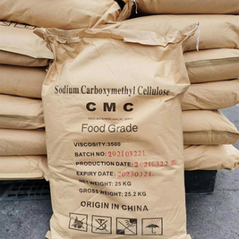 فوڈ گریڈ گاڑھا کرنے والا CMC سوڈیم کاربوکسی میتھائل سیلولوز پاؤڈر CAS نمبر 9004-32-4