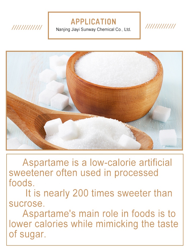 اعلیٰ معیار کا بلک وائٹ پاؤڈر فوڈ ایڈیٹیو مصنوعی سویٹنر aspartame حلال e951 CAS NO.22839-47-0 25 کلو ڈرم