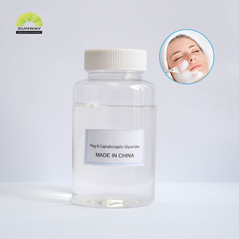 فیکٹری سپلائی روزانہ کیمیکل خام مال Peg-8 Caprylic/Capric Glycerides