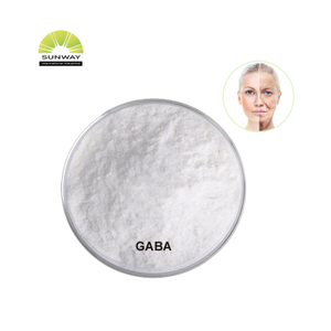 SUNWAY Gamma Aminobutyric Acid GABA پاؤڈر فوڈ گریڈ وائٹ پاؤڈر