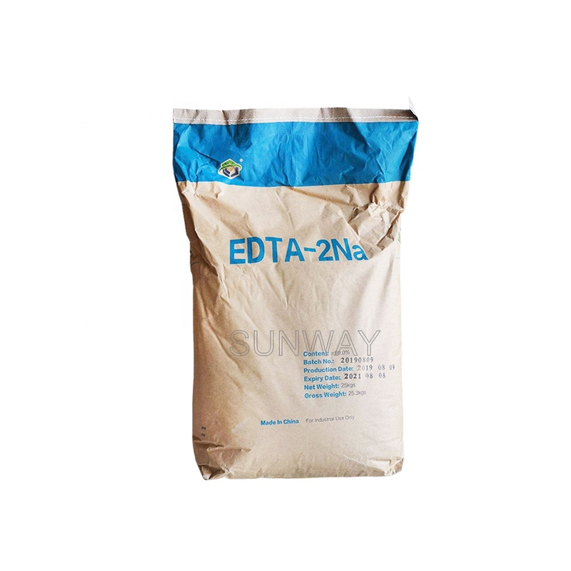 SUNWAY disodium edta 99% min edta 2 na/edta 2na صنعتی گریڈ فوڈ گریڈ برائے فروخت CAS NO.15708-41-5