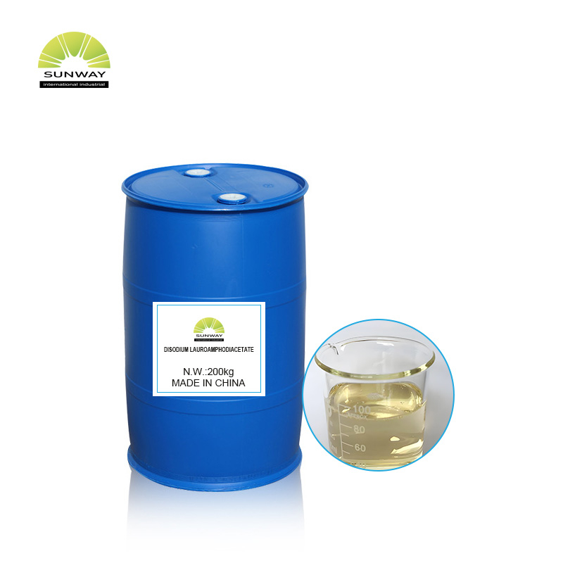 کاسمیٹک گریڈ ہلکا امفوٹیرک سرفیکٹنٹ CAS 14350-97-1 ڈسوڈیم لورامفوڈیاسیٹیٹ