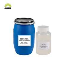 چینی صنعت کار فیکٹری ڈٹرجنٹ خام مال 70 ٪ ٹیکساپون N70 سوڈیم لوریل ایتھر سلفیٹ AES قیمت شیمپو سرفیکٹینٹ CAS 68585-34-2 کے لئے قیمت