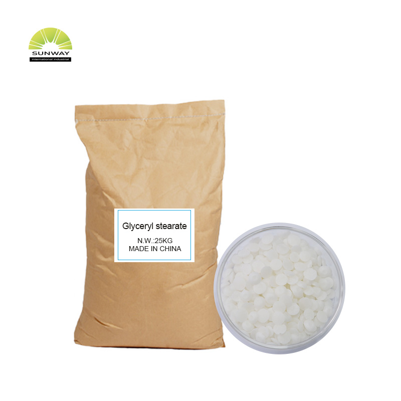 مینوفیکچرر سپلائی ایملسیفائر کریم رنگین مومی ٹھوس 100% 20 کلوگرام/ڈرم پیگ-100 سٹیریٹ